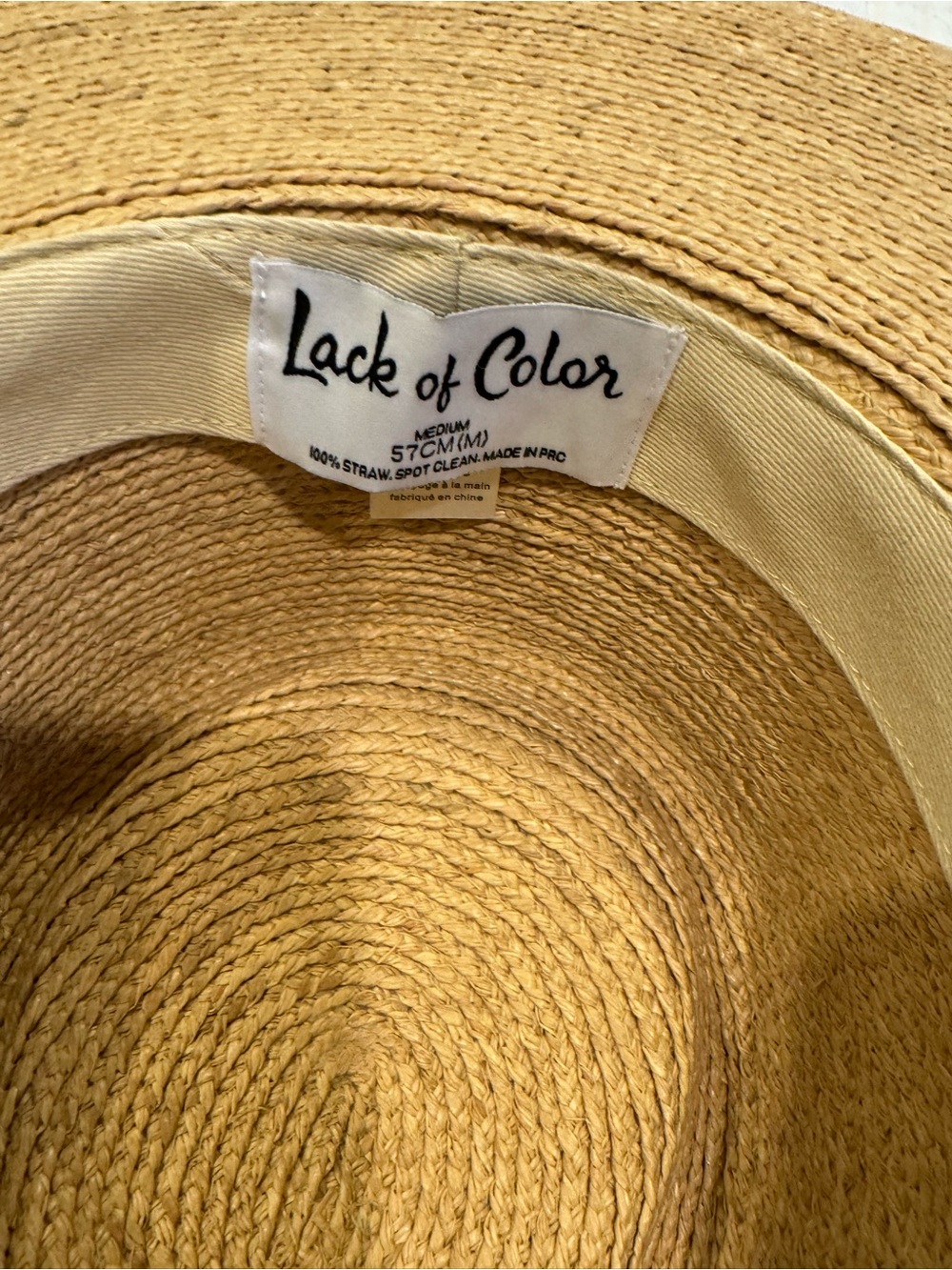 LACK OF COLOR, Indio Jacquard-Band Straw Hat - Picture 4 of 4